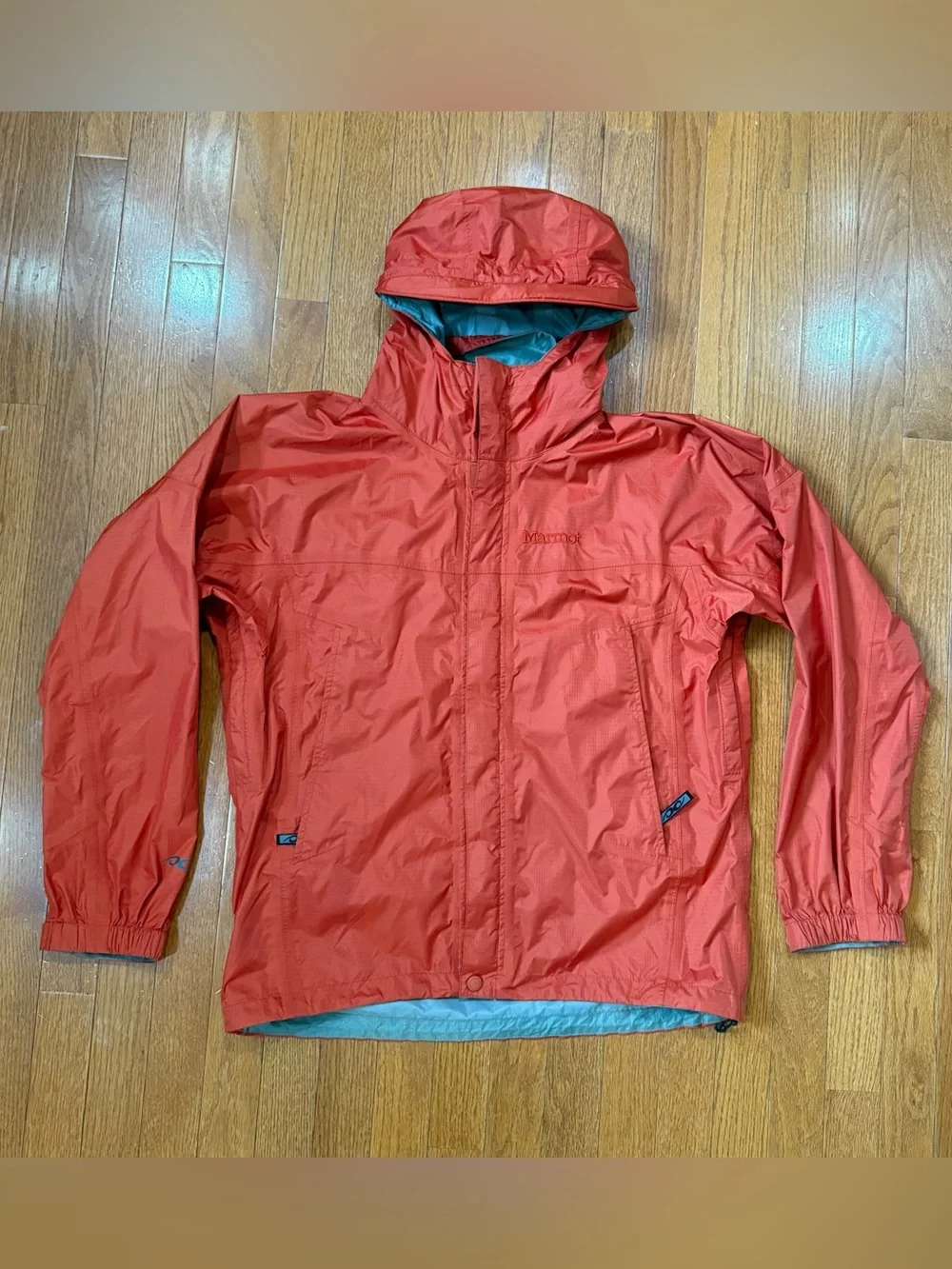 Marmot Men’s Small PreCip Rain Jacket Waterproof Hooded Shell Vented Coat Zip